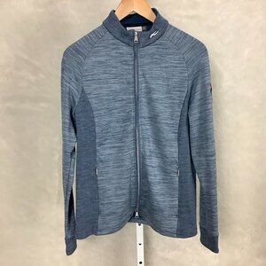 KJUS Women's Blue Lara Techwool Jacket Monterey Peninsula CC Dragon Logo XL